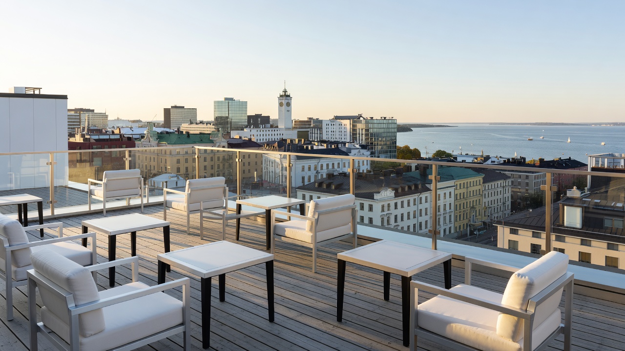 Original Sokos Hotel Vaakuna Helsinki terrace view
